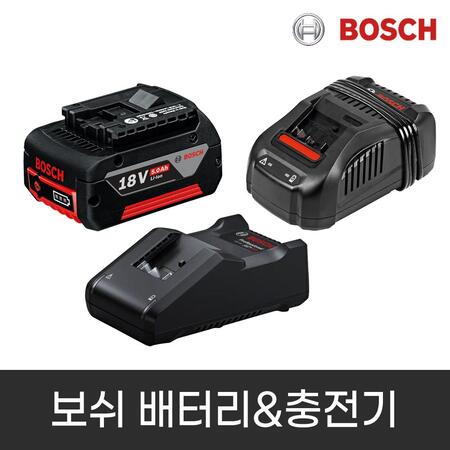 보쉬 배터리 GBA 18V 5.0Ah 리튬이온 밧데리 GAL 1880 급속 충전기